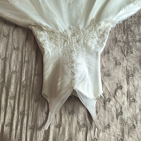 Embroidered Wedding Gown - Picture 6 of 17